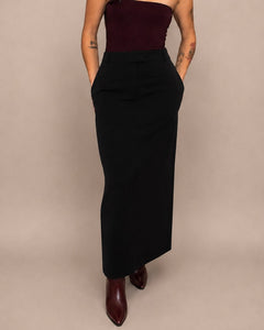 Longline Tailored Skirt