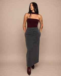 Longline Tailored Skirt