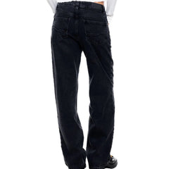 Straight leg black jeans