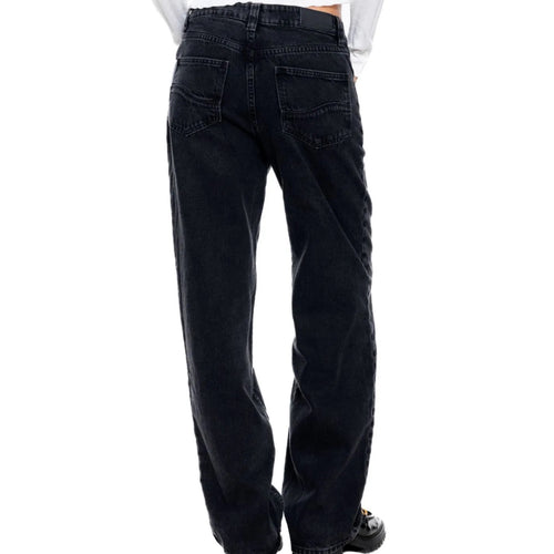 Straight leg black jeans