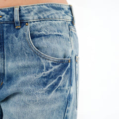 Straight leg jeans indigo