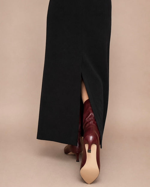 Longline Tailored Skirt