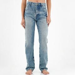 Straight leg jeans indigo