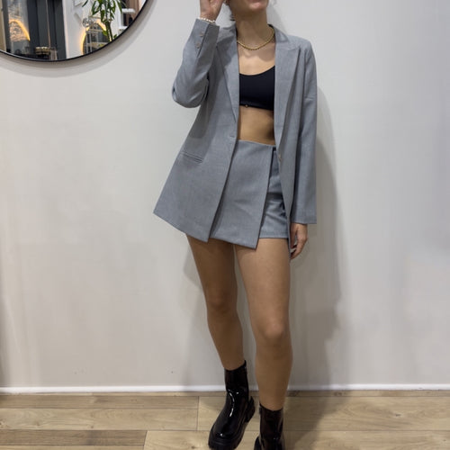 Falda Short Grey