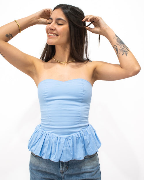 Ballon top (Sky Blue)