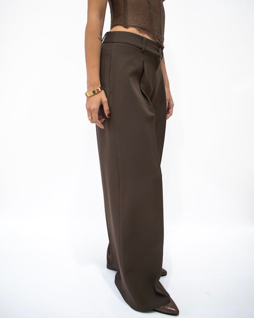 Terra Tailored Pants (Brown)