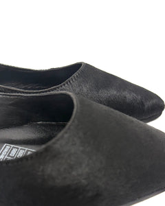 Celia Flats (Hair-on) Black