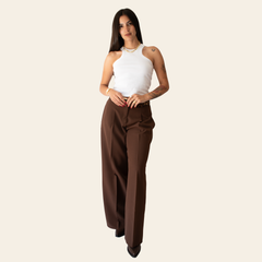 Terra Tailored Pants (Brown)