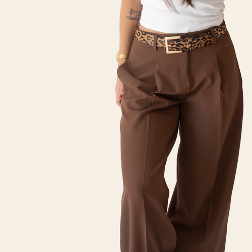Terra Tailored Pants (Brown)