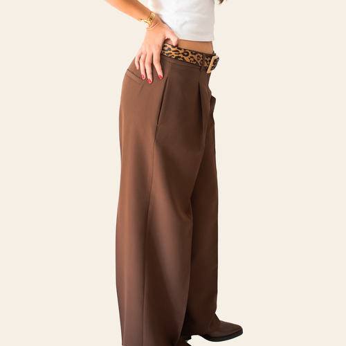 Terra Tailored Pants (Brown)