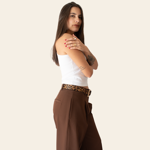 Terra Tailored Pants (Brown)