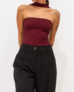 Scarf Neck Bodysuit