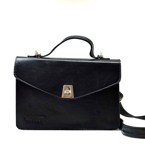 Handbag - Black leather